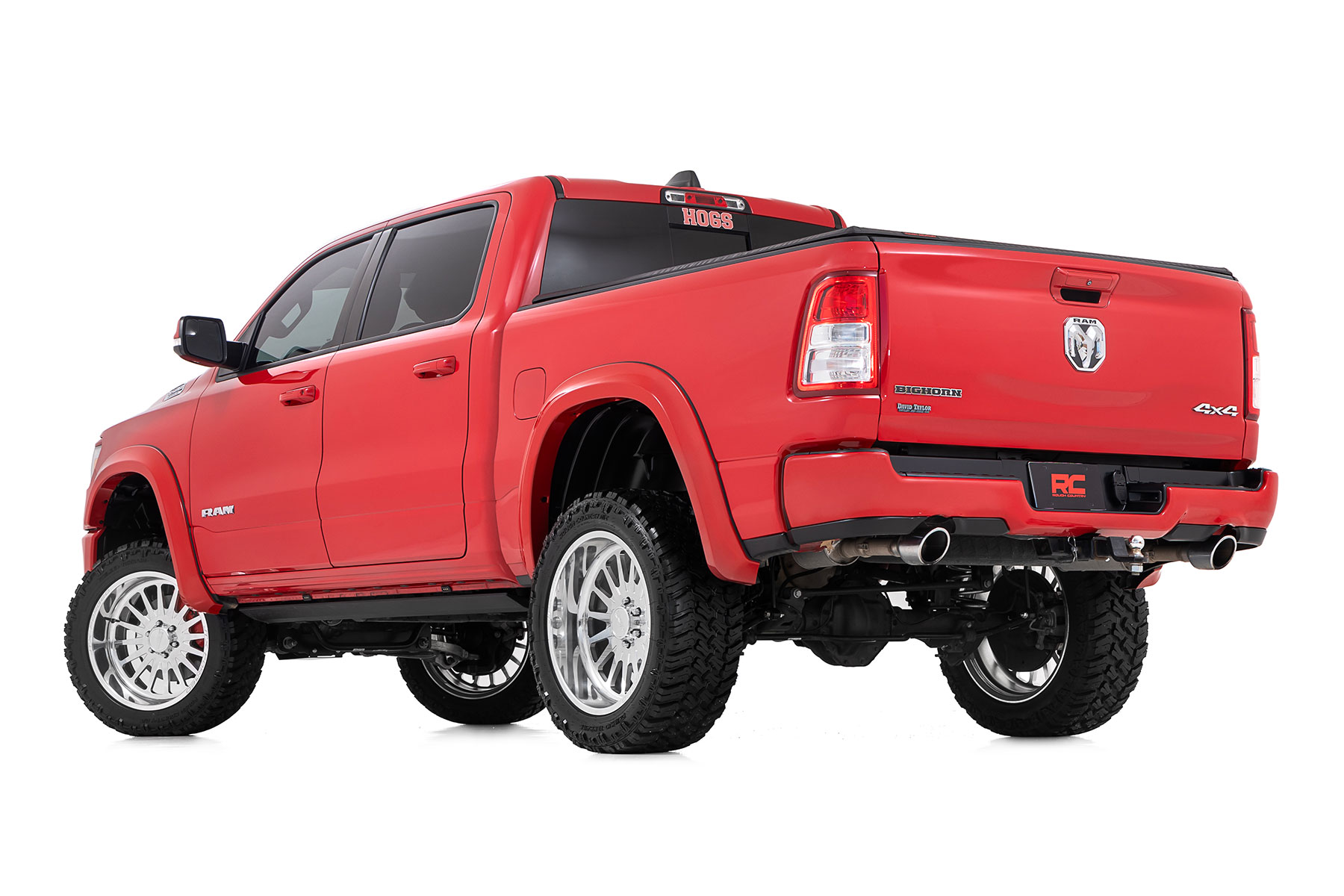 Rough Country Sport Fender Flares PW7 Bright White Ram 1500 2WD/4WD (2019-2024)