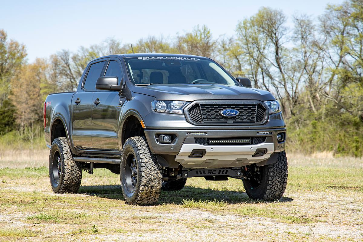 Rough Country LED Light Kit Bumper Mount 20β³ Spectrum Single Row Ford Ranger (19-23)