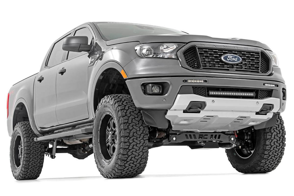 Rough Country LED Light Kit Bumper Mount 20β³ Spectrum Single Row Ford Ranger (19-23)