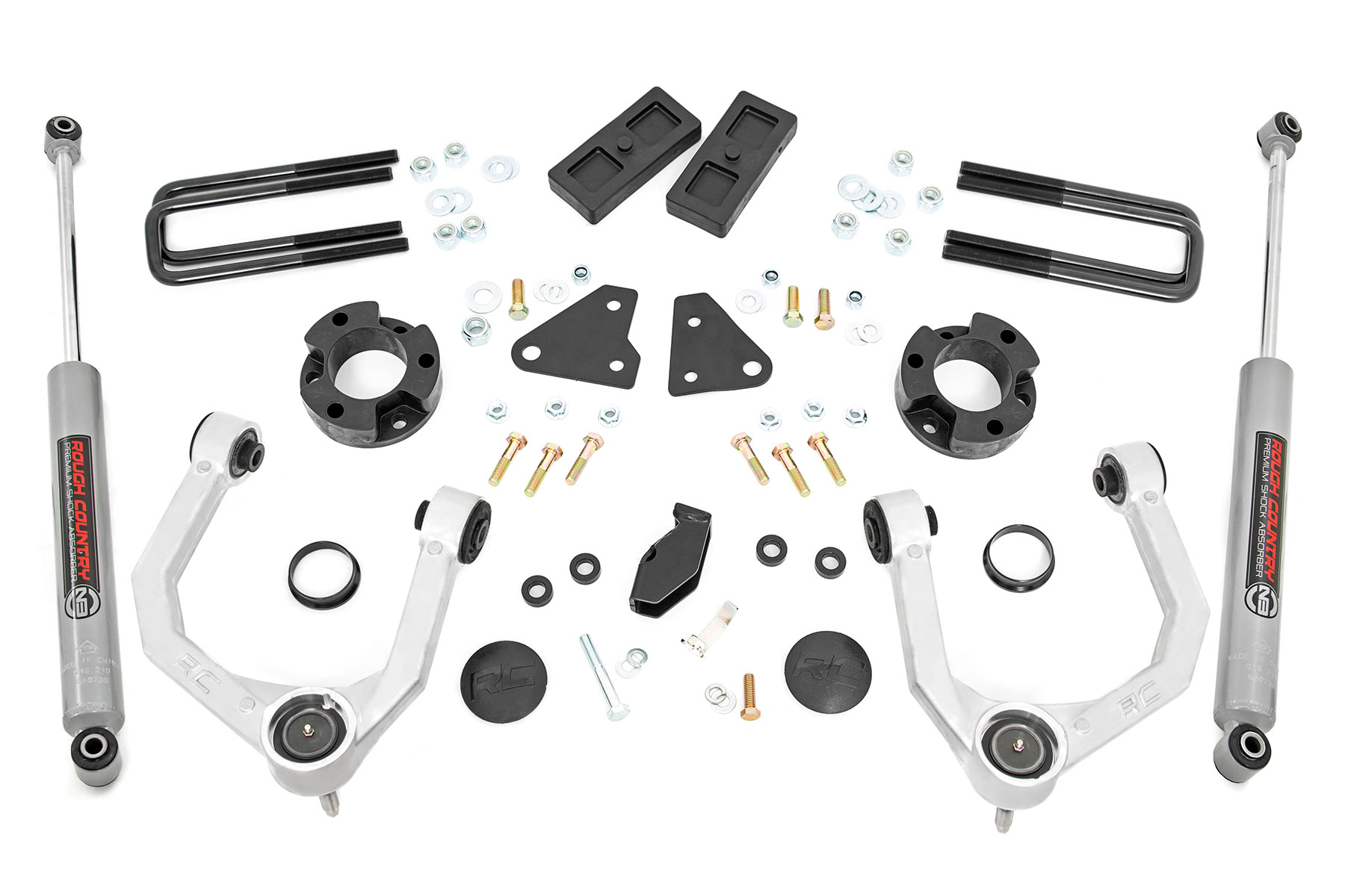 Rough Country 3.5 Inch Lift Kit N3 Ford Ranger 4WD (2019-2023)