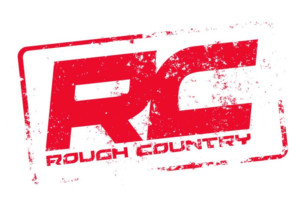Rough Country Decal 2.5 Inch x 4.5 Inch Grunge Logo