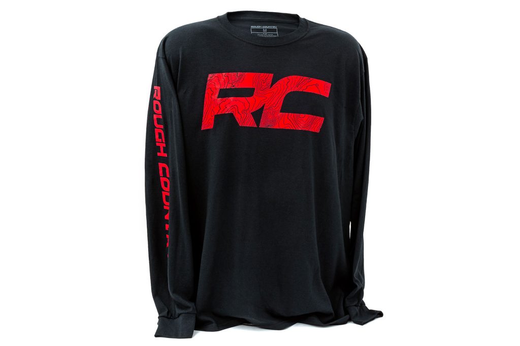 Rough Country Long Sleeve RC Tread Sleeve Black MD