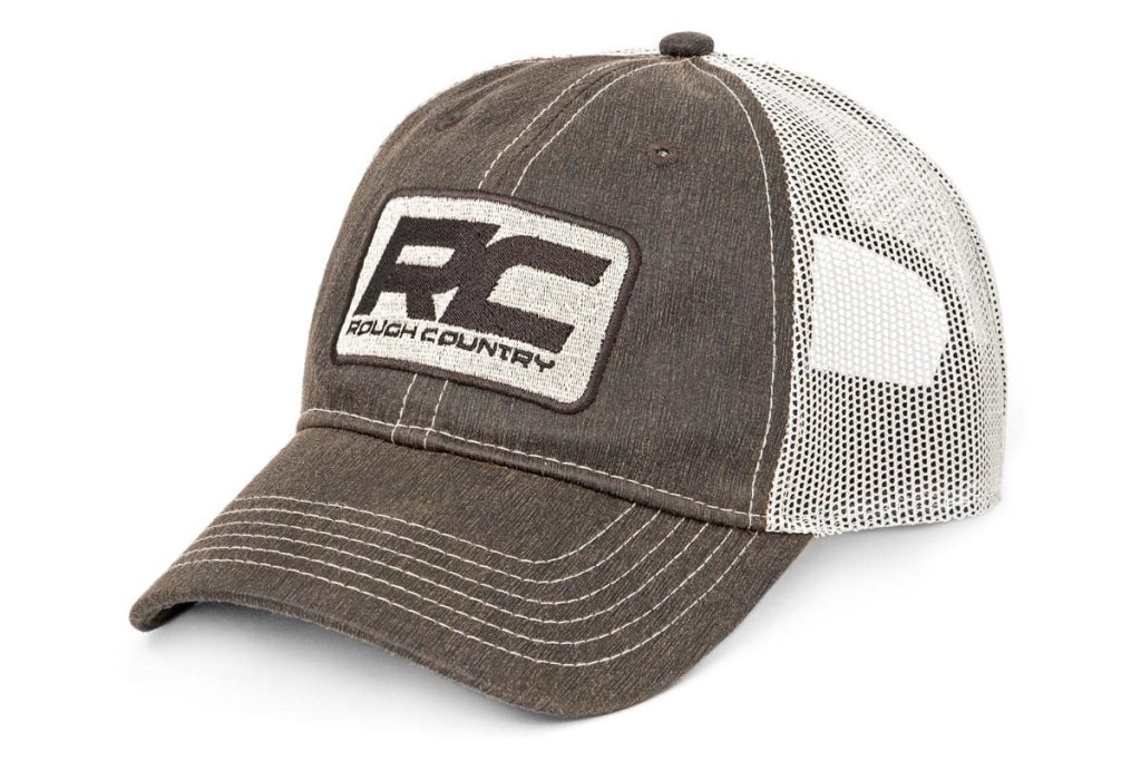 Rough Country Hat Mesh Brown Patch Brown