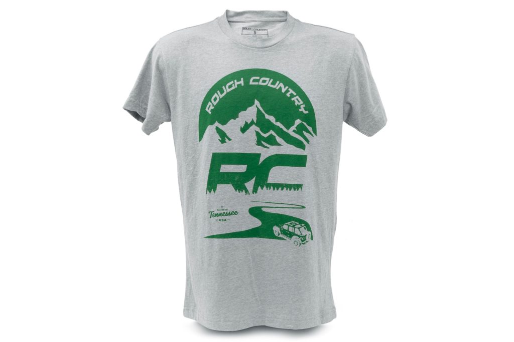 Rough Country T-Shirt RC Mountains HEATHER GRAY MD