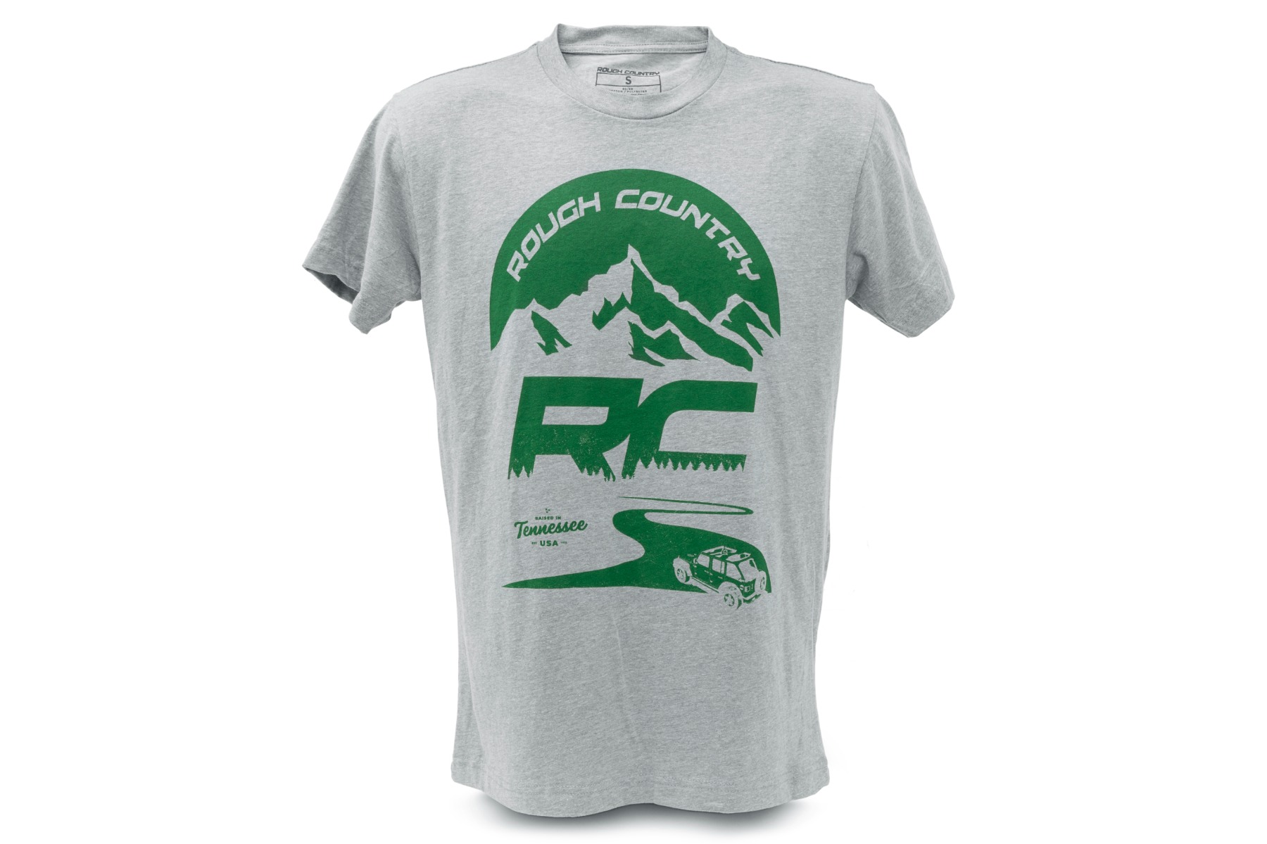 Rough Country T-Shirt RC Mountains HEATHER GRAY XL