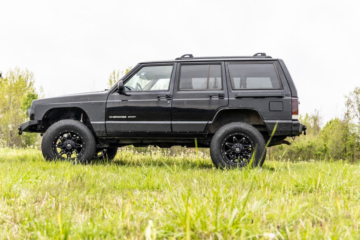Rough Country Quarter Panel Armor Rear Jeep Cherokee XJ 2WD/4WD (1997-2001)