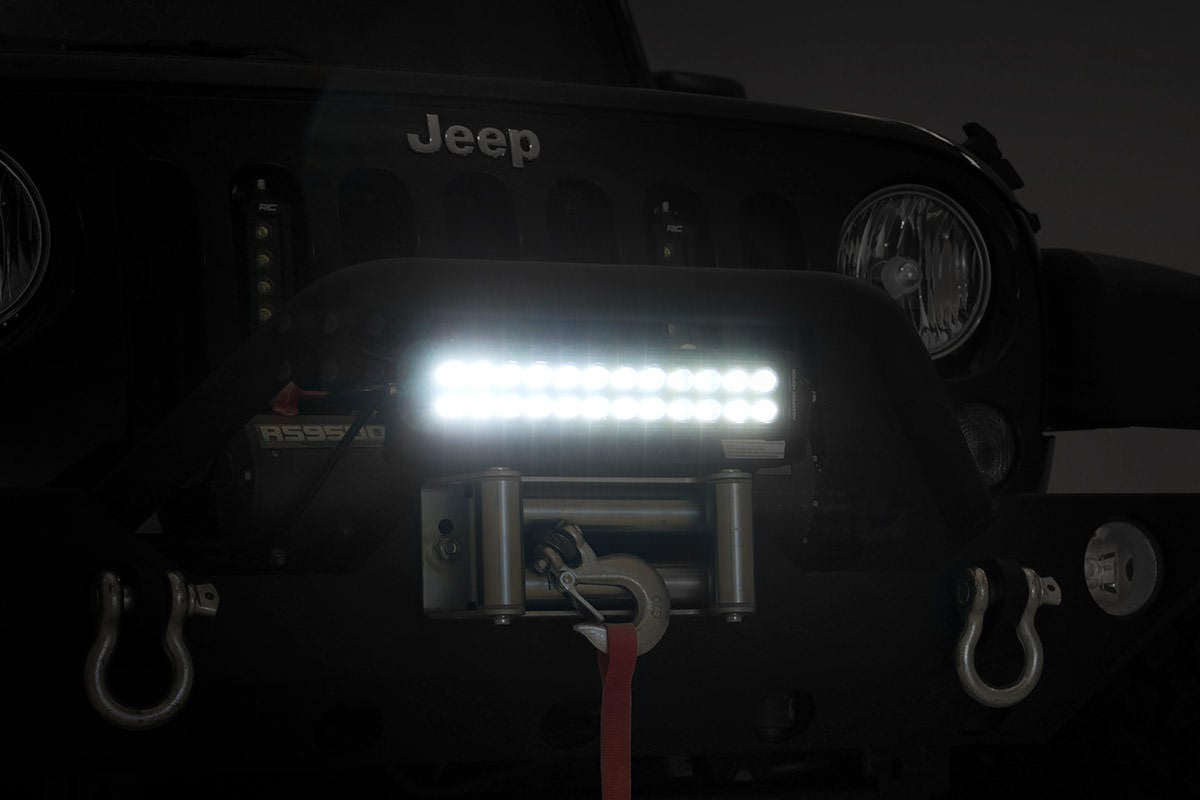 Rough Country 12 Inch Black Series LED Light Bar Dual Row
