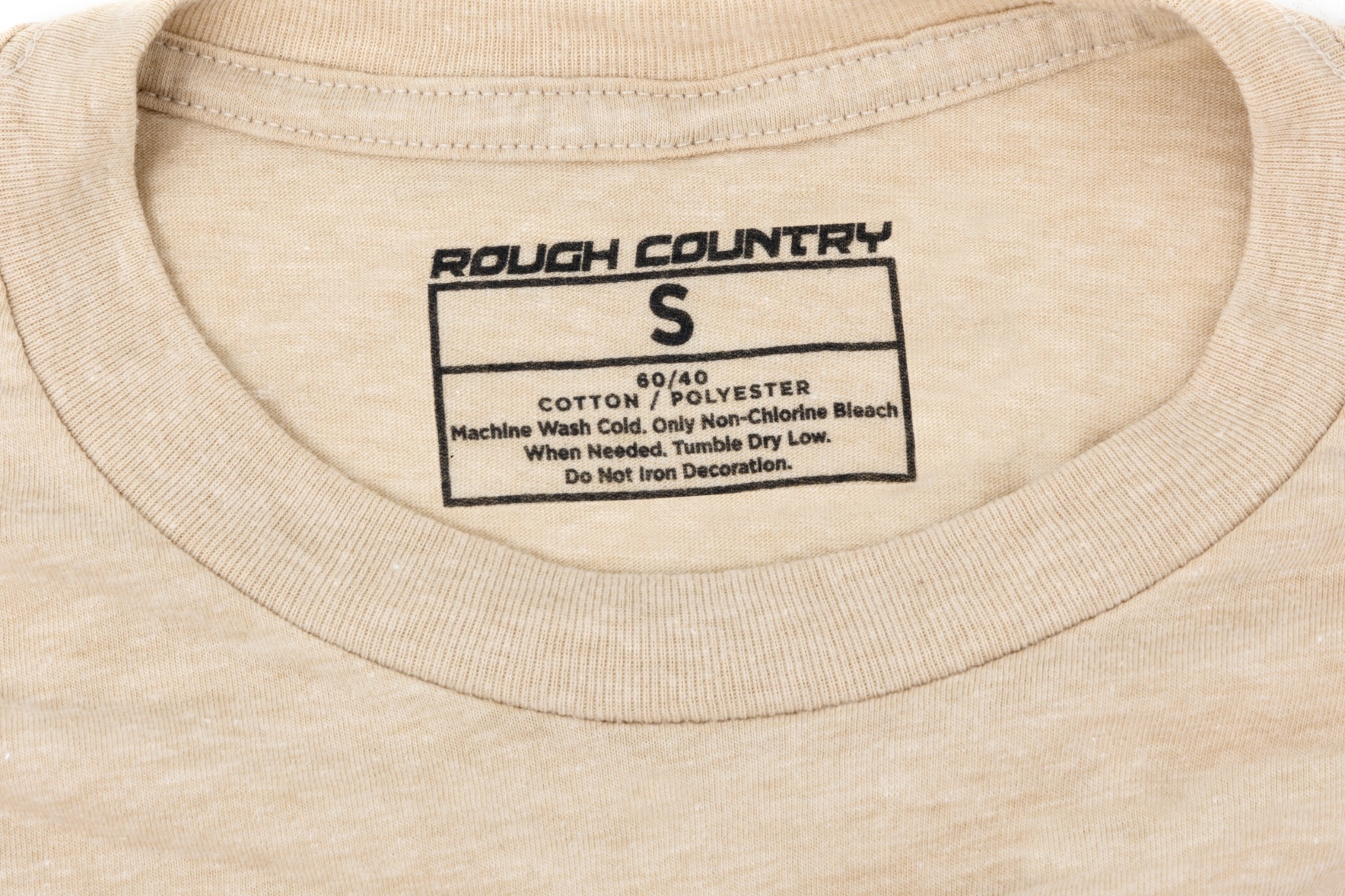 Rough Country T-Shirt Throwback Cream MD