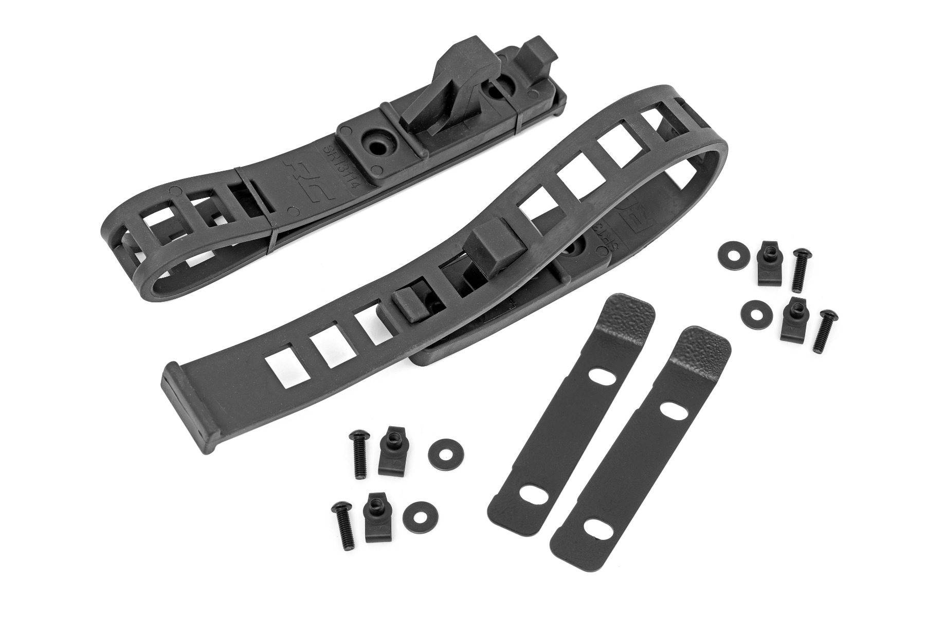 Rough Country Rubber Molle Panel Clamp Kit Universal 1/2β³ β 4 1/2β³ 2-Clamps