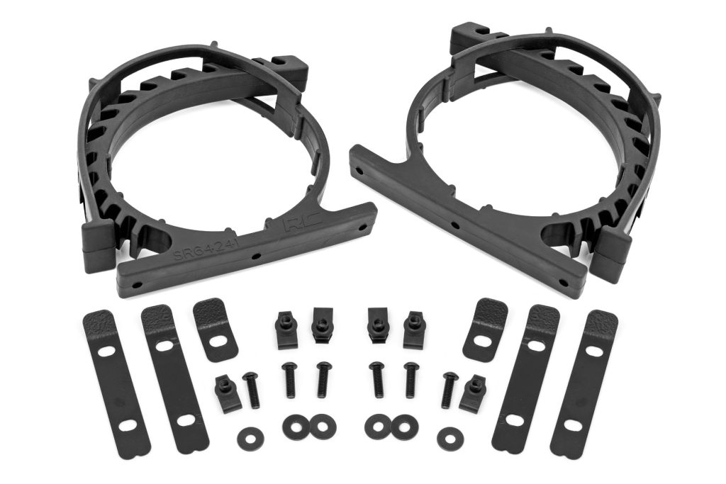 Rough Country Rubber Molle Panel Clamp Kit Universal 2.5″ – 9.5″ 2-Clamps