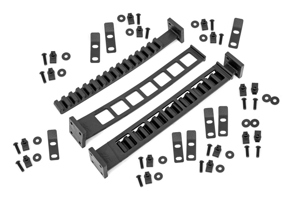 Rough Country Rubber Molle Panel Clamp Kit Universal Up to 15″ 2-Clamp Sets