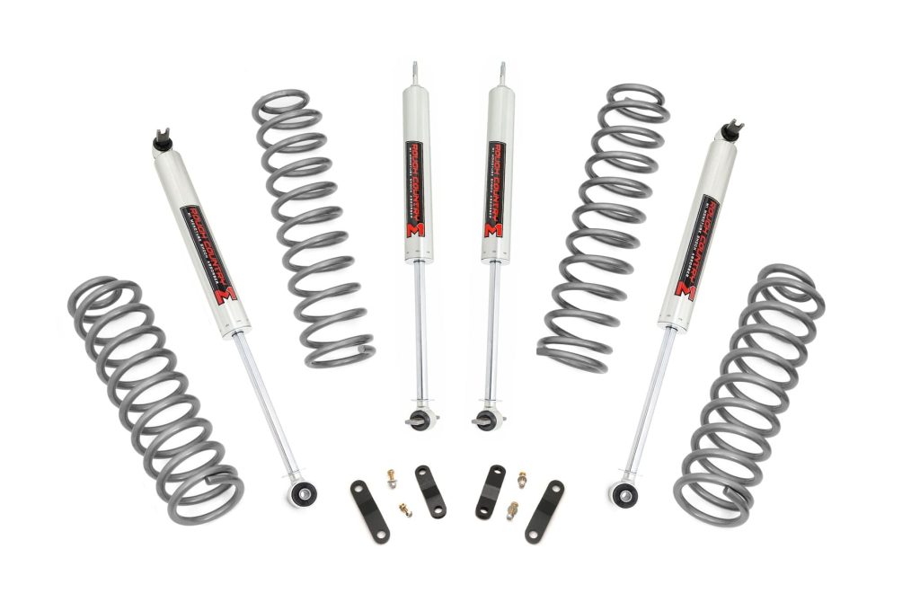 Rough Country 2.5 Inch Lift Kit Coils M1 Jeep Wrangler Unlimited 2WD/4WD (2007-2018)