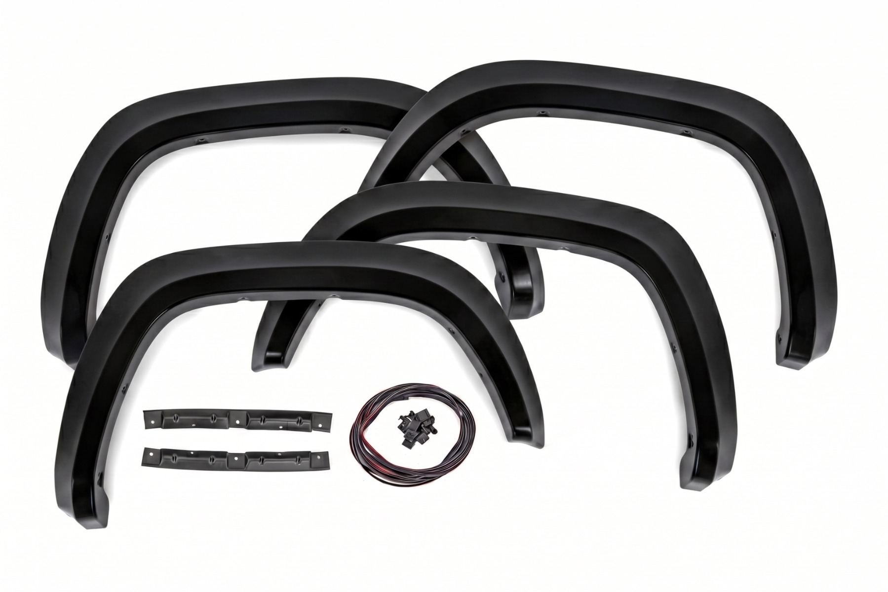 Rough Country Sport Fender Flares 202 Black Onyx Toyota Tacoma 2WD/4WD (2016-2023)