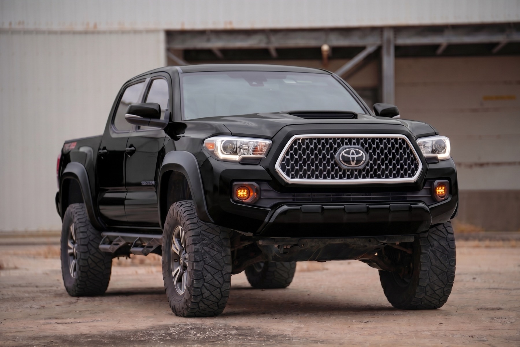 Rough Country Sport Fender Flares 202 Black Onyx Toyota Tacoma 2WD/4WD (2016-2023)