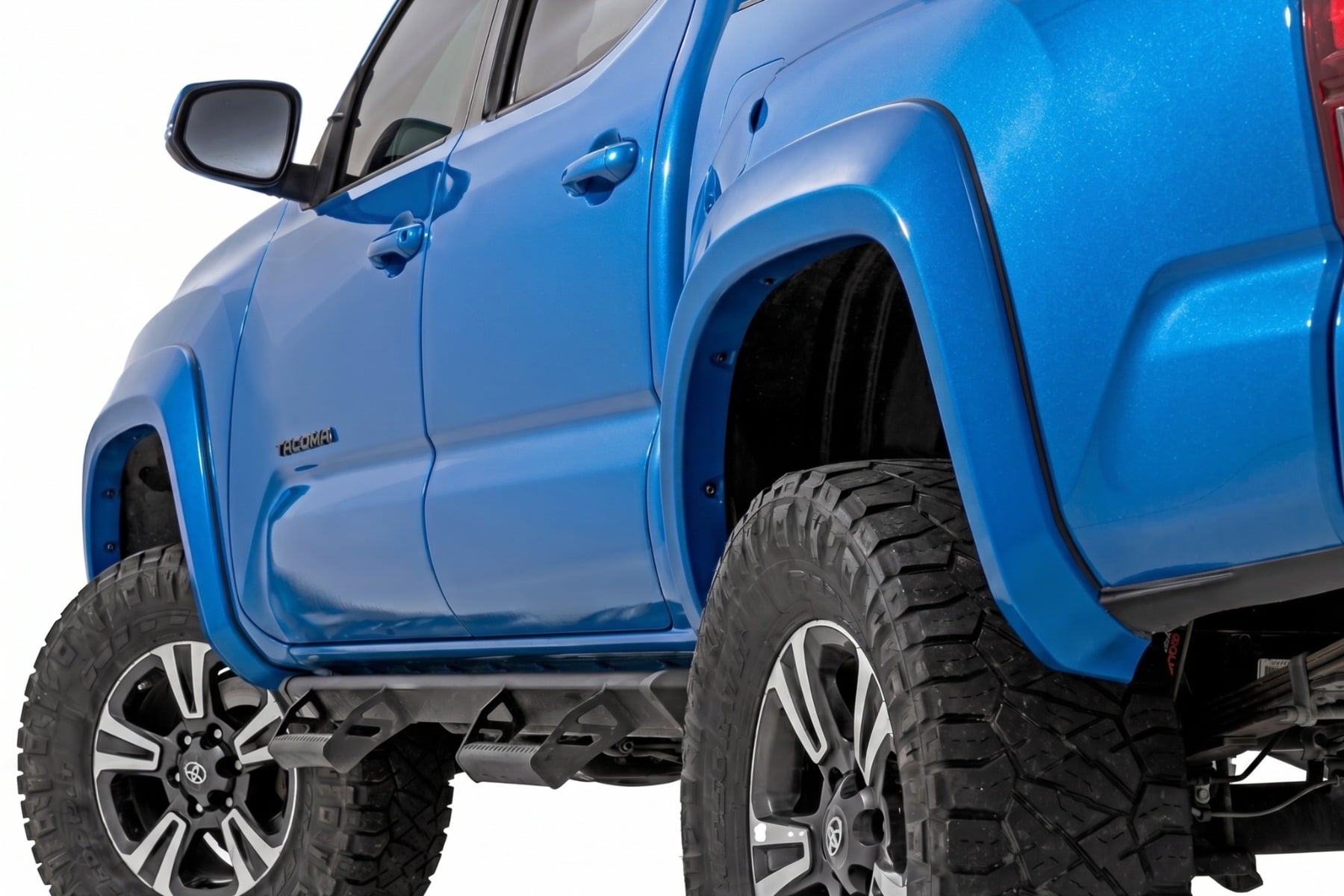 Rough Country Sport Fender Flares 8T0 Blazing Blue Toyota Tacoma 2WD/4WD (2016-2023)