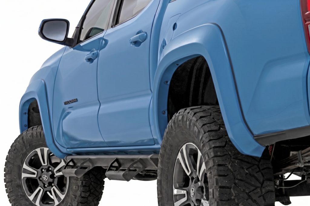 Rough Country Sport Fender Flares 8W2 Cavalry Blue Toyota Tacoma 2WD/4WD (2016-2023)