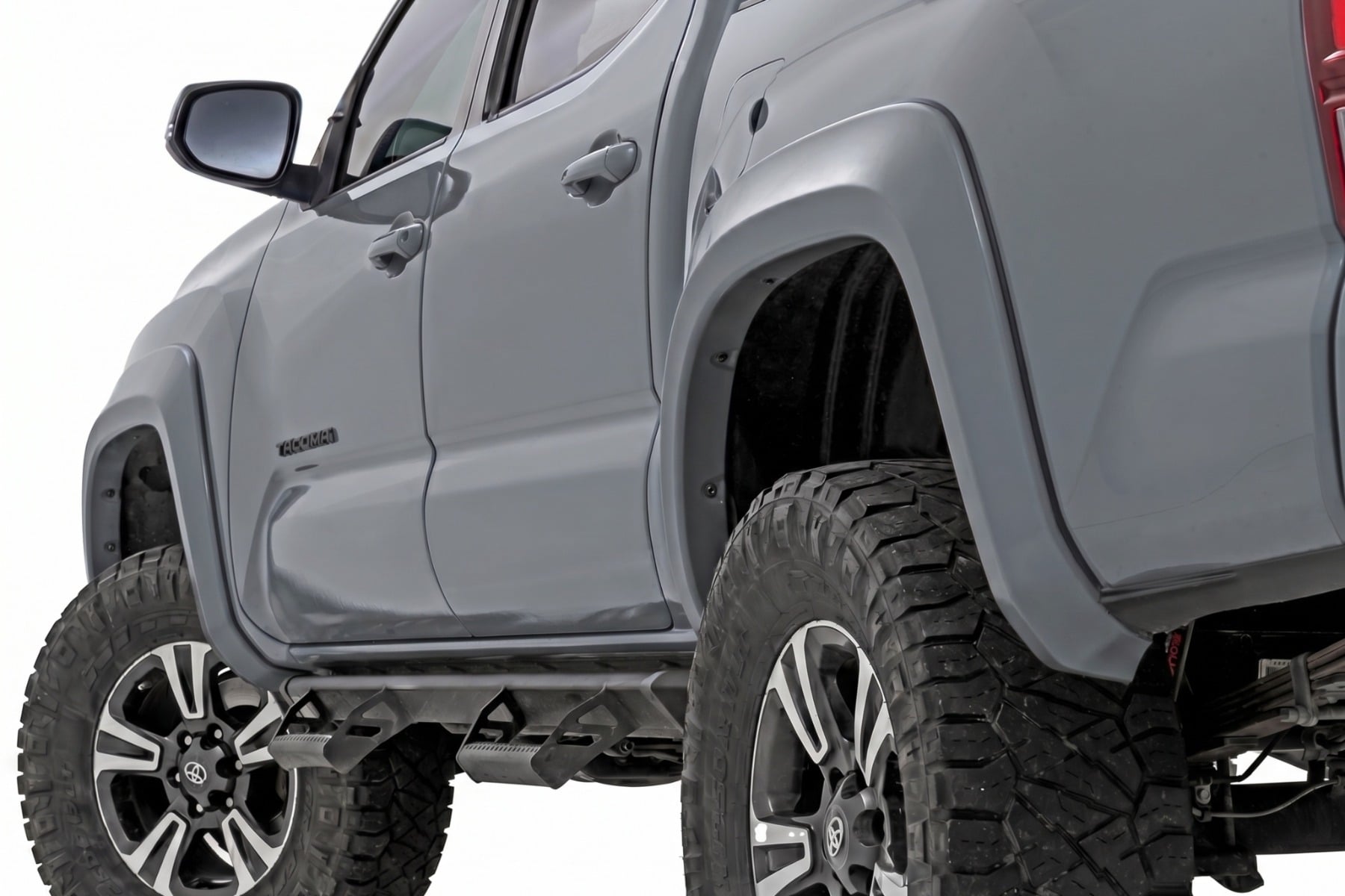 Rough Country Sport Fender Flares 1H5 Cement Toyota Tacoma 2WD/4WD (2016-2023)
