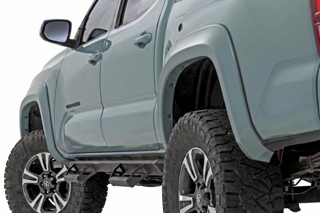Rough Country Sport Fender Flares 6X3 Lunar Rock Toyota Tacoma 2WD/4WD (2016-2023)