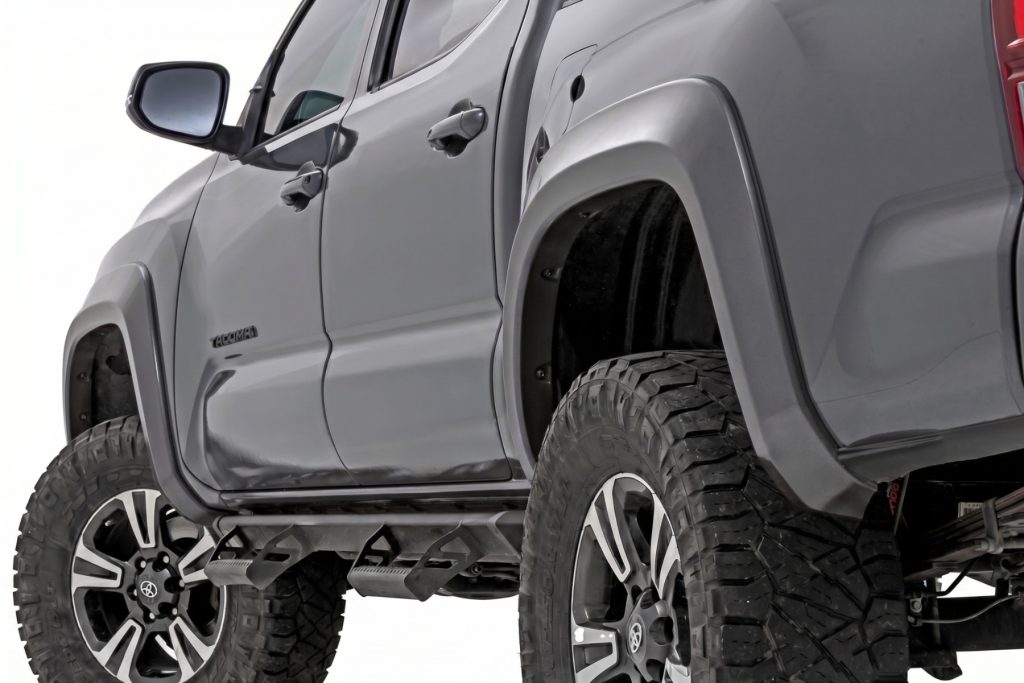 Rough Country Sport Fender Flares 1G3 Magnetic Grey Toyota Tacoma 2WD/4WD (2016-2023)