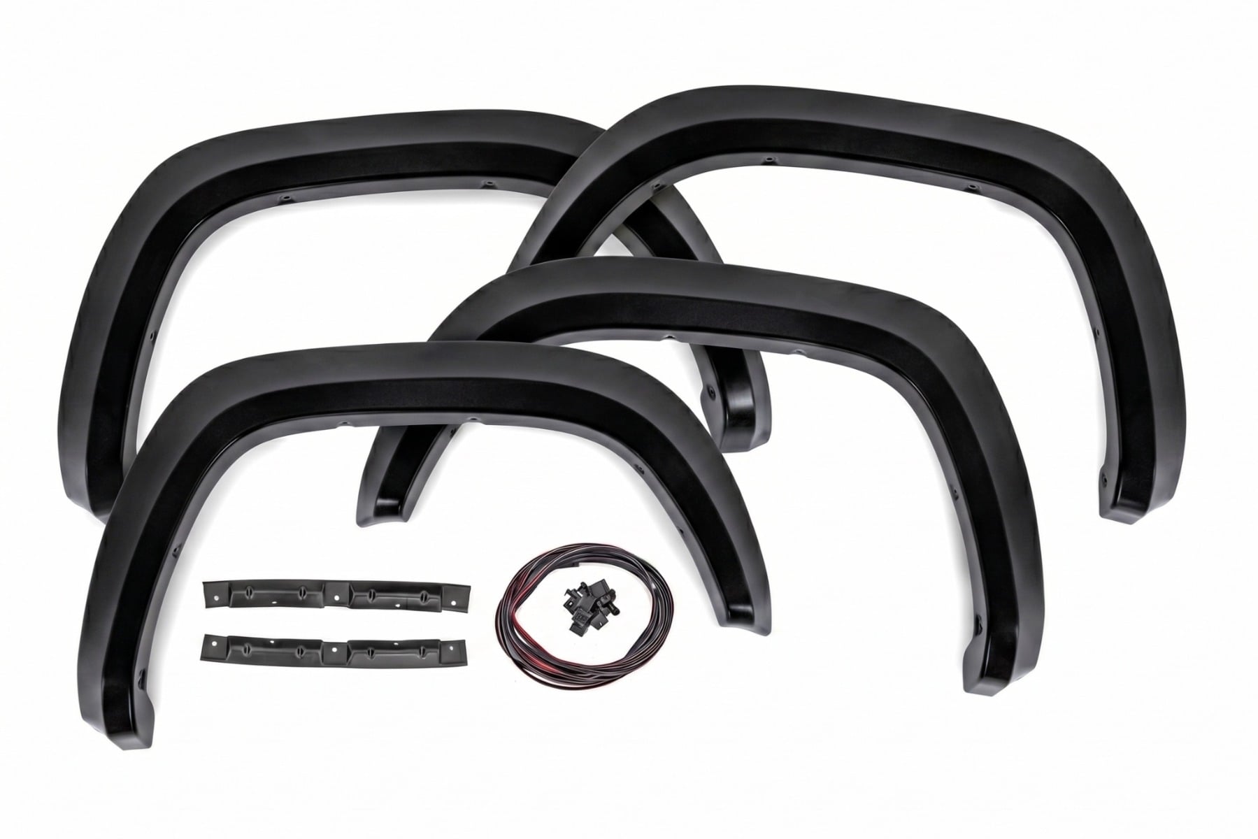 Rough Country Sport Fender Flares 218 Midnight Black Metallic Toyota Tacoma (16-23)
