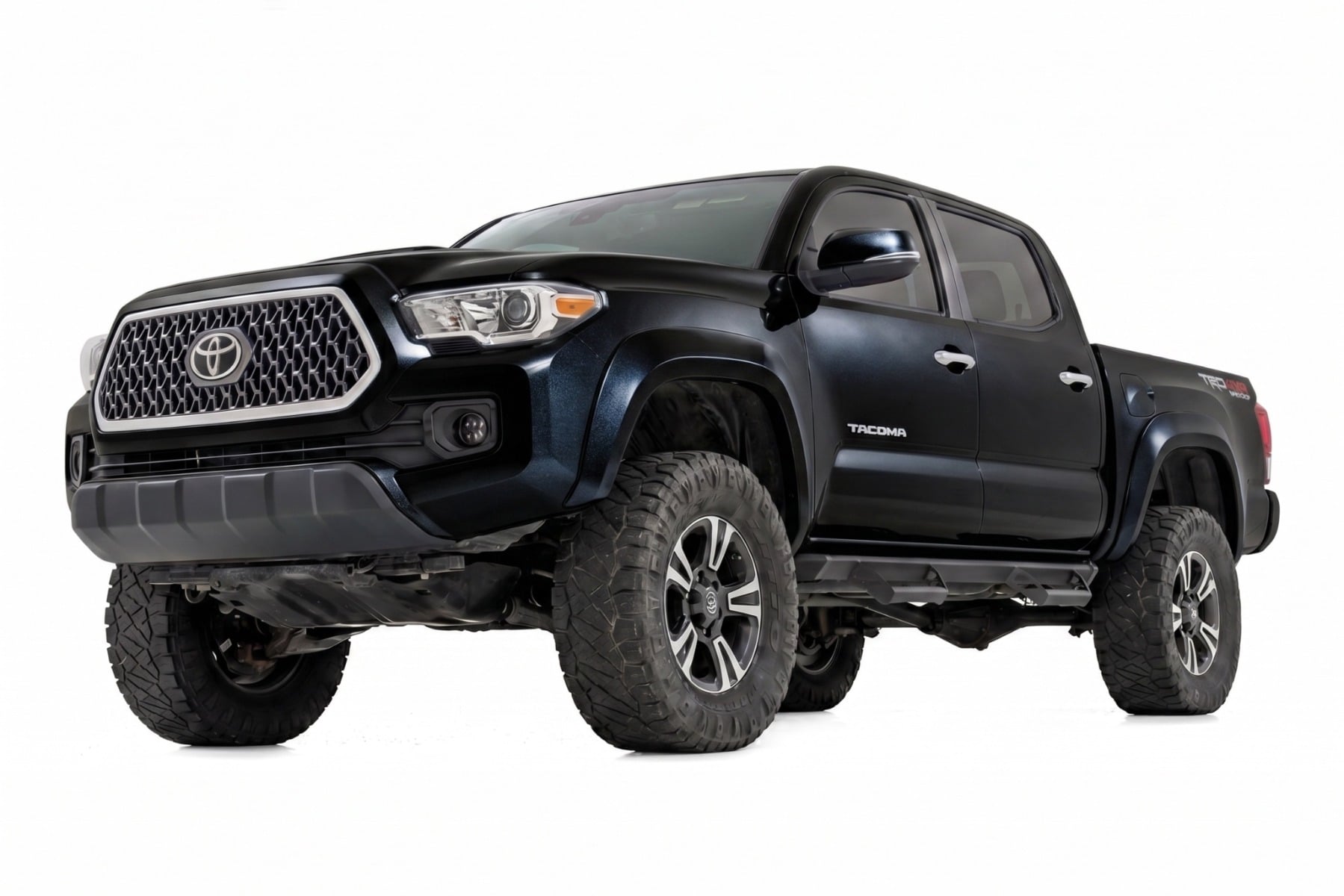 Rough Country Sport Fender Flares 218 Midnight Black Metallic Toyota Tacoma (16-23)