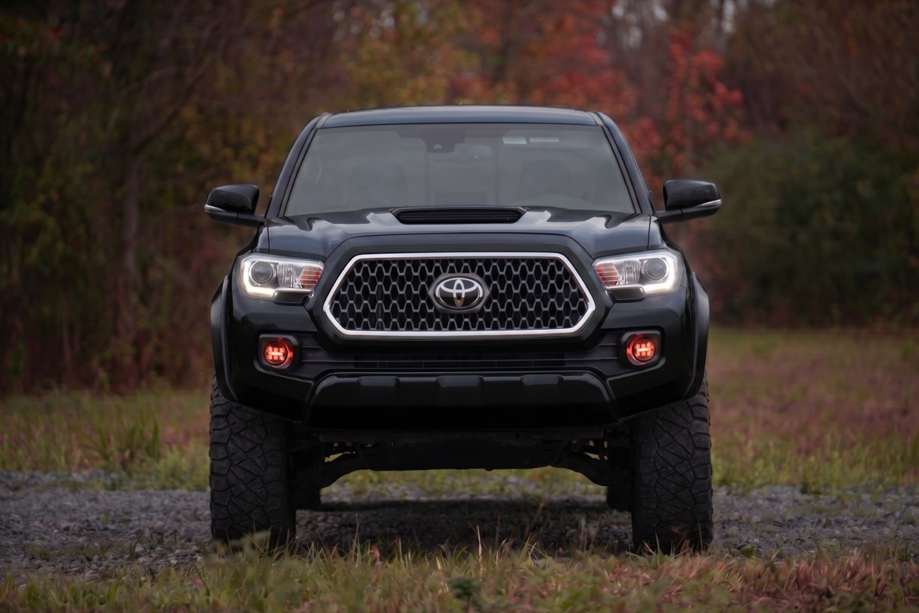 Rough Country Sport Fender Flares 218 Midnight Black Metallic Toyota Tacoma (16-23)