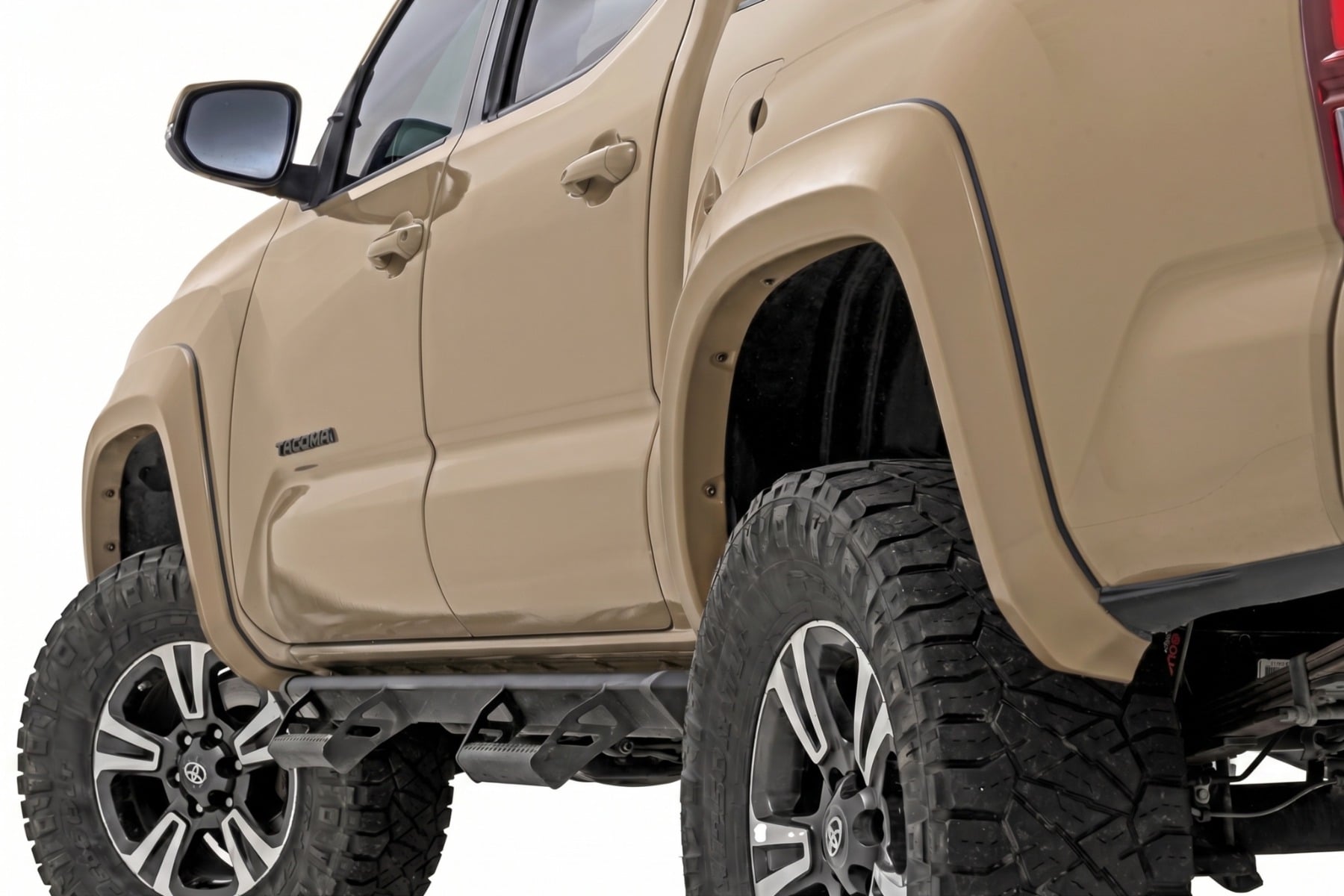 Rough Country Sport Fender Flares 4V6 Quicksand Toyota Tacoma 2WD/4WD (2016-2023)