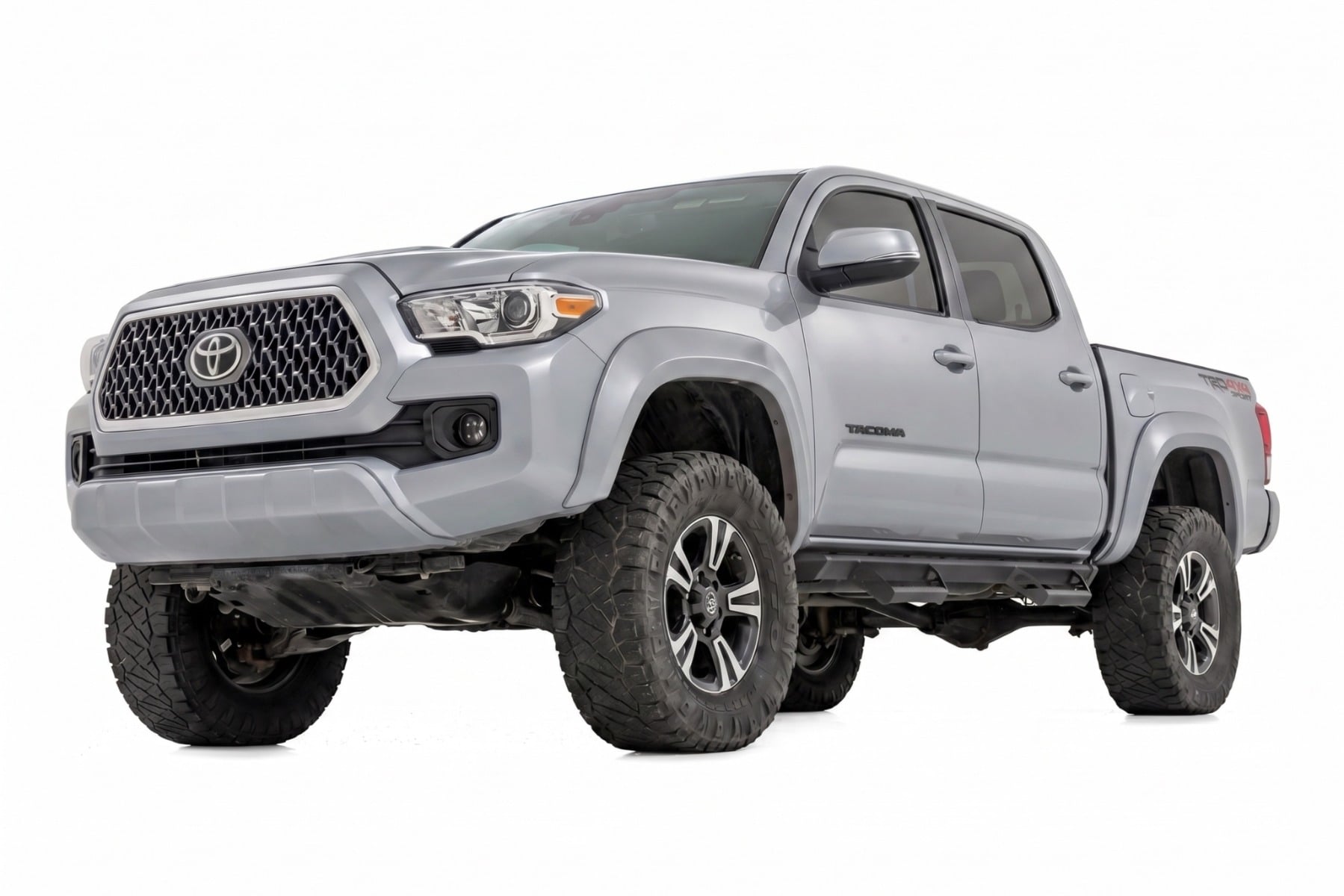 Rough Country Sport Fender Flares 1D6 Silver Sky Metallic Toyota Tacoma (16-23)