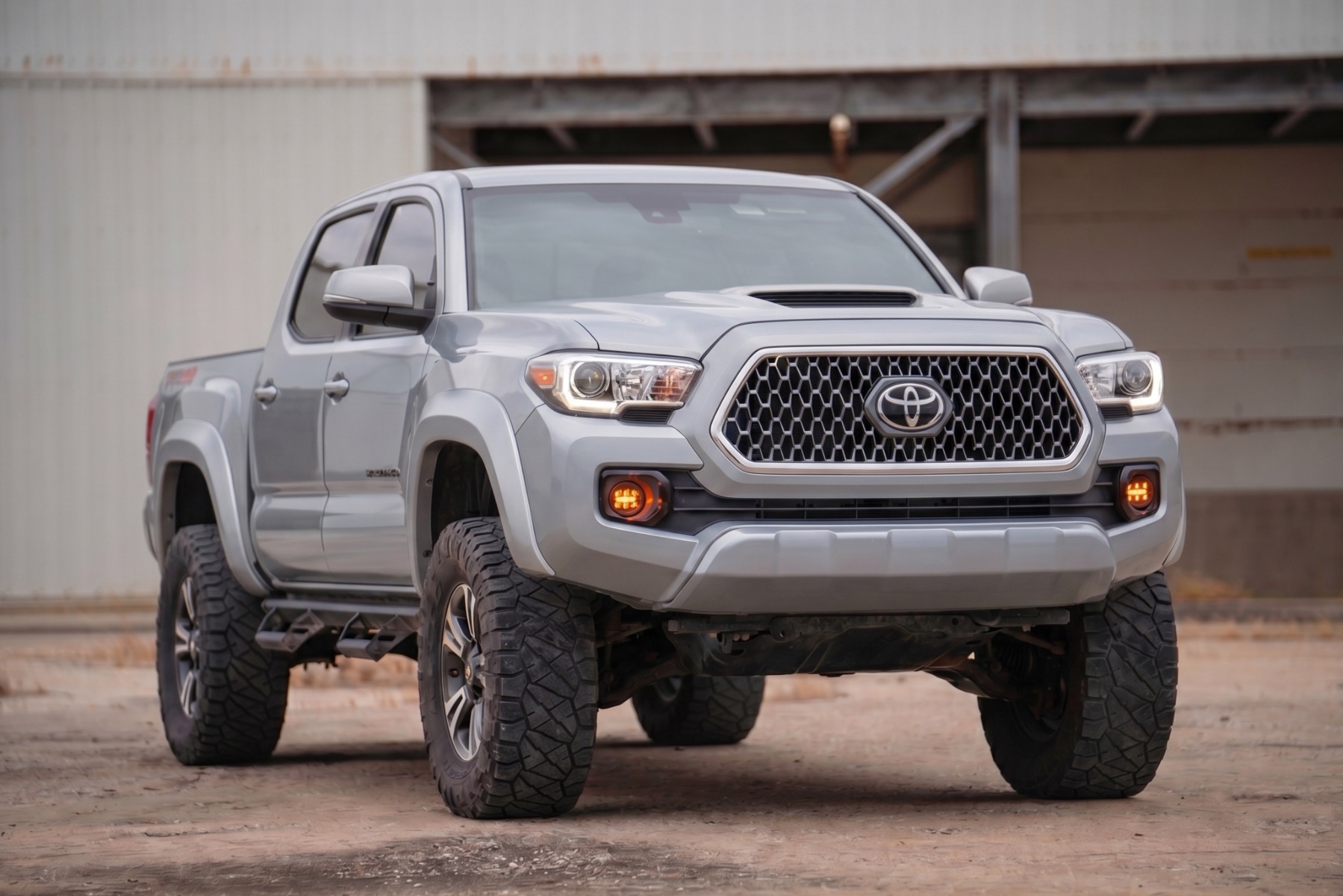 Rough Country Sport Fender Flares 1D6 Silver Sky Metallic Toyota Tacoma (16-23)