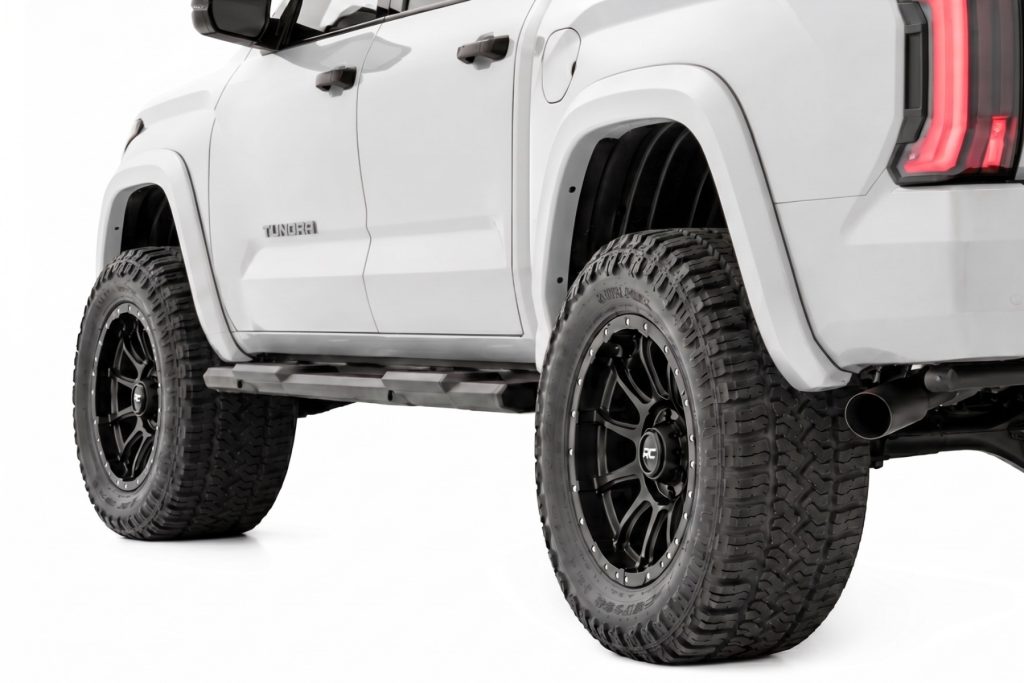 Rough Country Sport Fender Flares White Toyota Tundra 2WD/4WD (2022-2026)