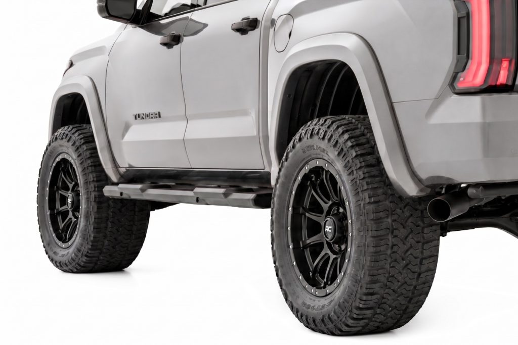 Rough Country Sport Fender Flares Silver Toyota Tundra 2WD/4WD (2022-2026)