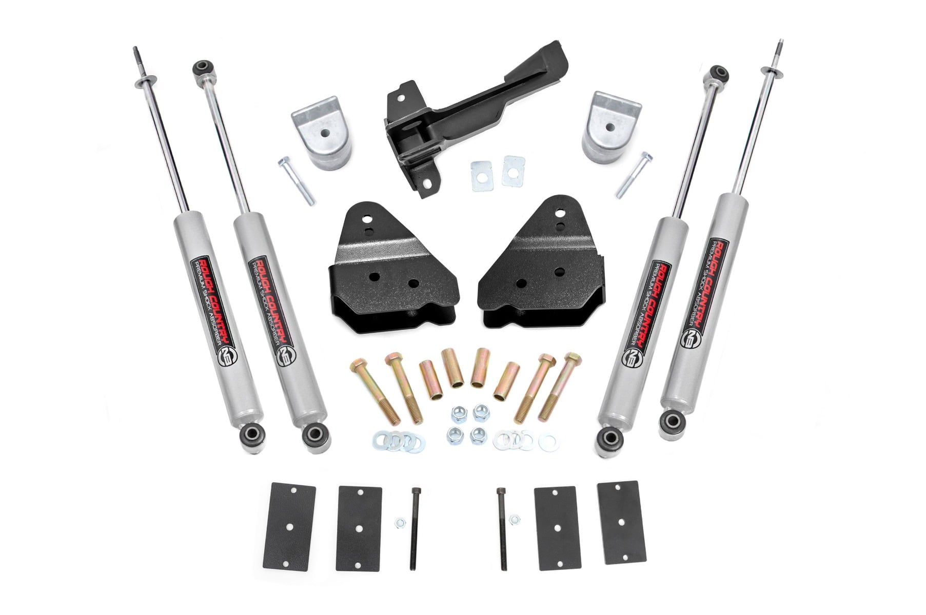 Rough Country 3 Inch Lift Kit Tremor N3 Ford F-250/F-350 Super Duty 4WD (2019-2022)