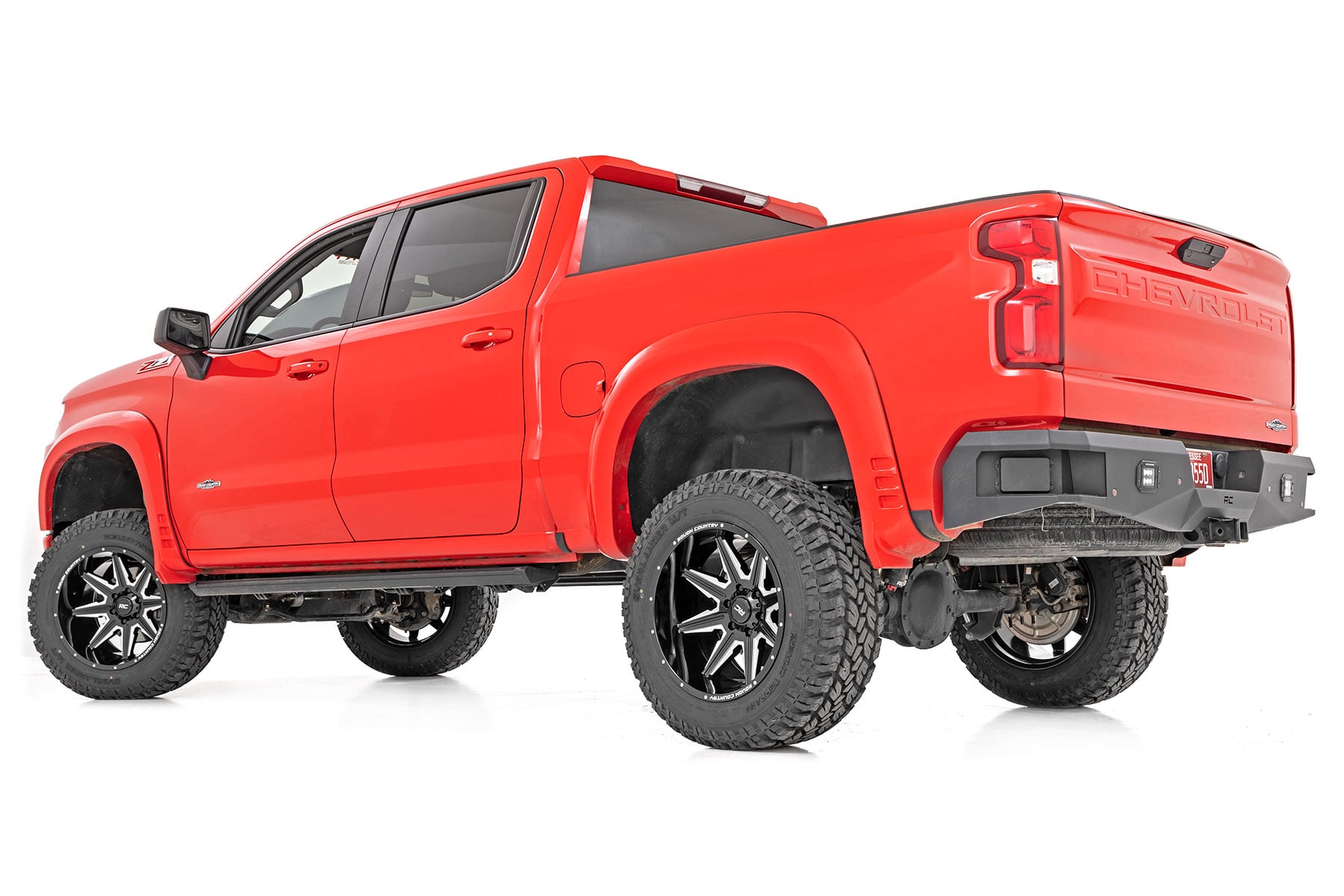 Rough Country 91M Series Wheel One-Piece Gloss Black 20x12 8x170 -44mm