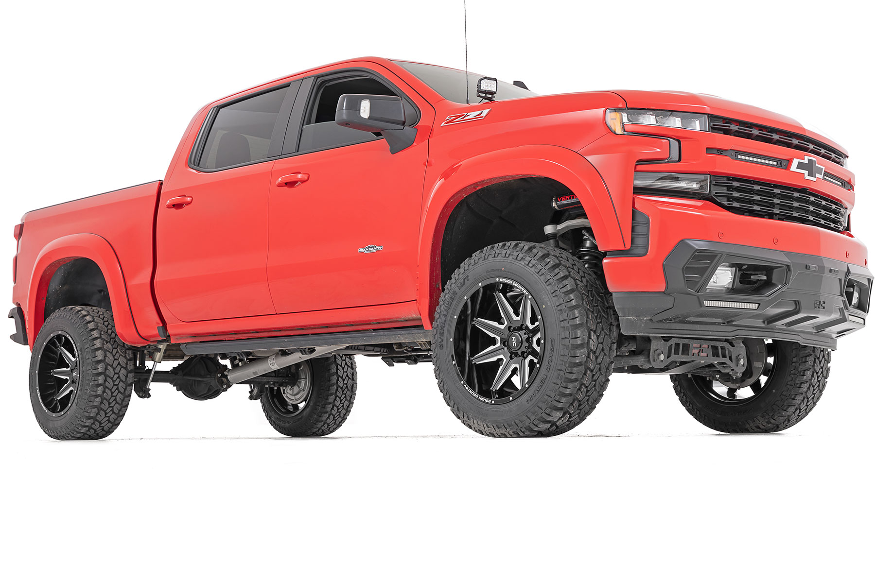 Rough Country 91M Series Wheel One-Piece Gloss Black 20x12 8x180 -44mm