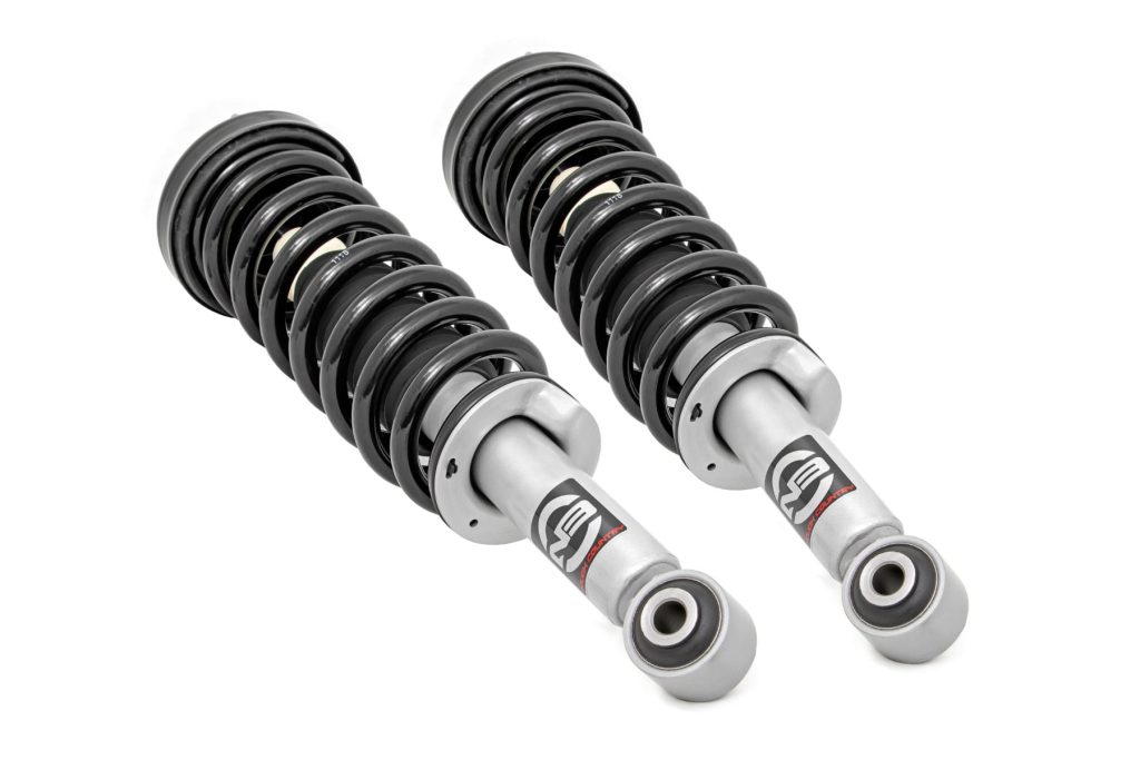 Rough Country Loaded Strut Pair Stock Ford F-150 4WD (2009-2013)