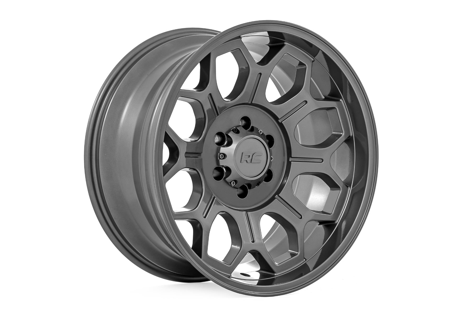 Rough Country 77 Series Wheel One-Piece Gunmetal Gray 20x9 6x5.5 -12mm