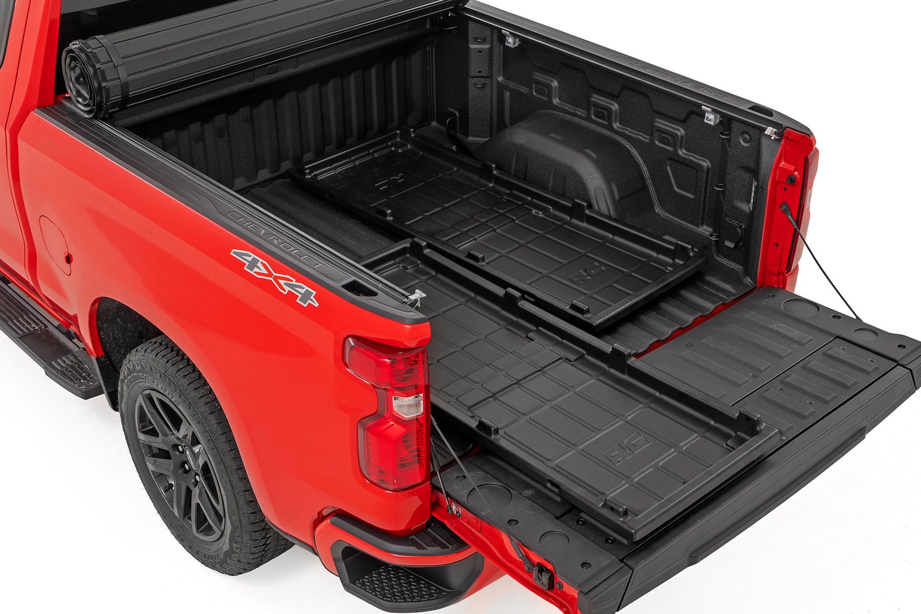 Rough Country Slide-Out Truck Bed Cargo Trays Fits 5β7β³-6β4β³ Beds Easy Tailgate Access