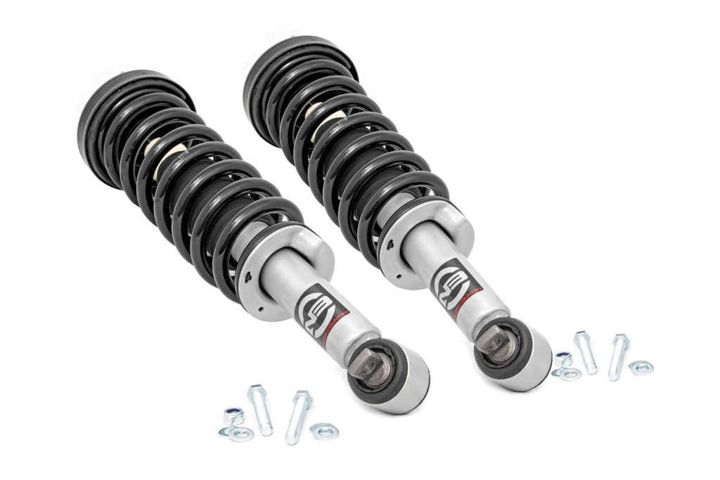 Rough Country Loaded Strut Pair Stock Ford F-150 2WD (2014-2026)