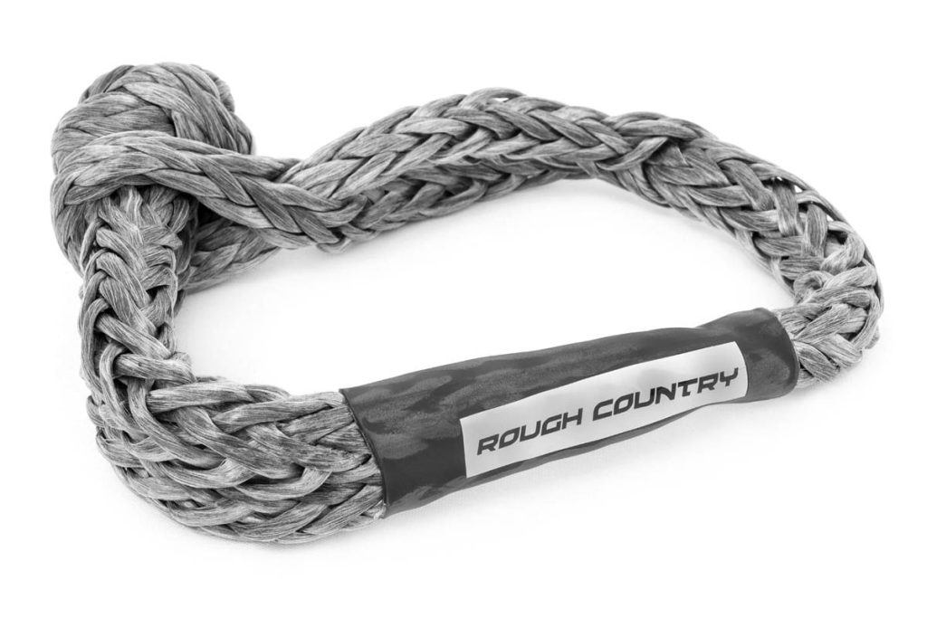 Rough Country Soft Shackle 7/16 Inch Gray