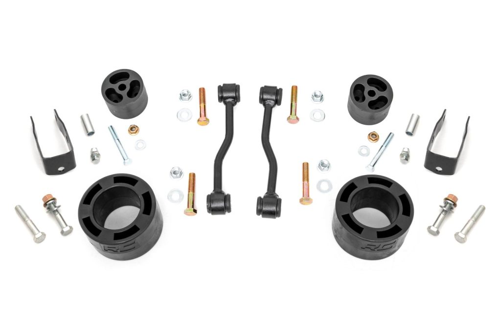 Rough Country 2.5 Inch Leveling Kit Spacers Jeep Gladiator JT 4WD (2024-2026)