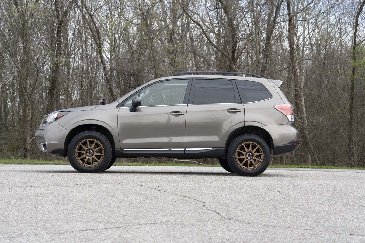 Rough Country 2 Inch Lift Kit Loaded Strut Subaru Forester 4WD (2014-2018)