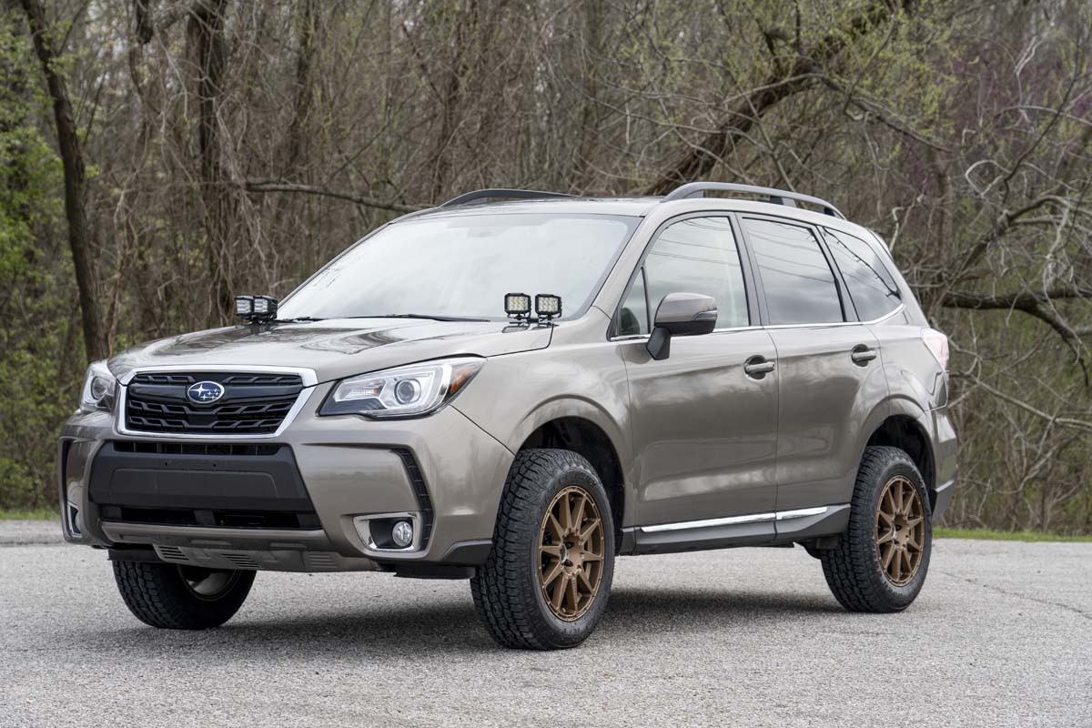 Rough Country 2 Inch Lift Kit Loaded Strut Subaru Forester 4WD (2014-2018)