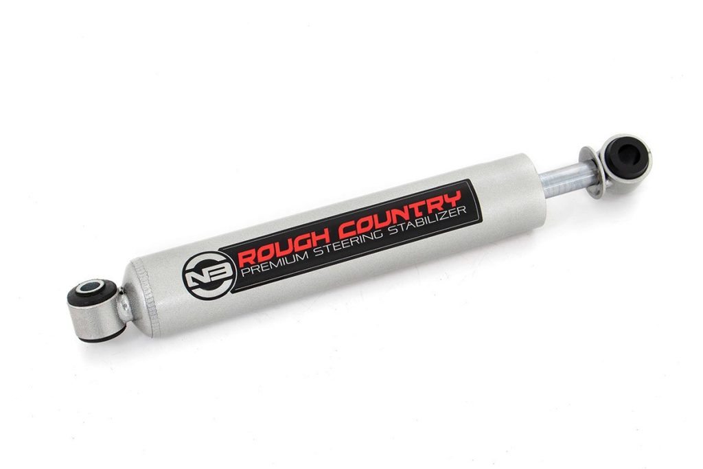 Rough Country N3 Steering Stabilizer Jeep Gladiator JT/Wrangler JL 4WD (2018-2026)