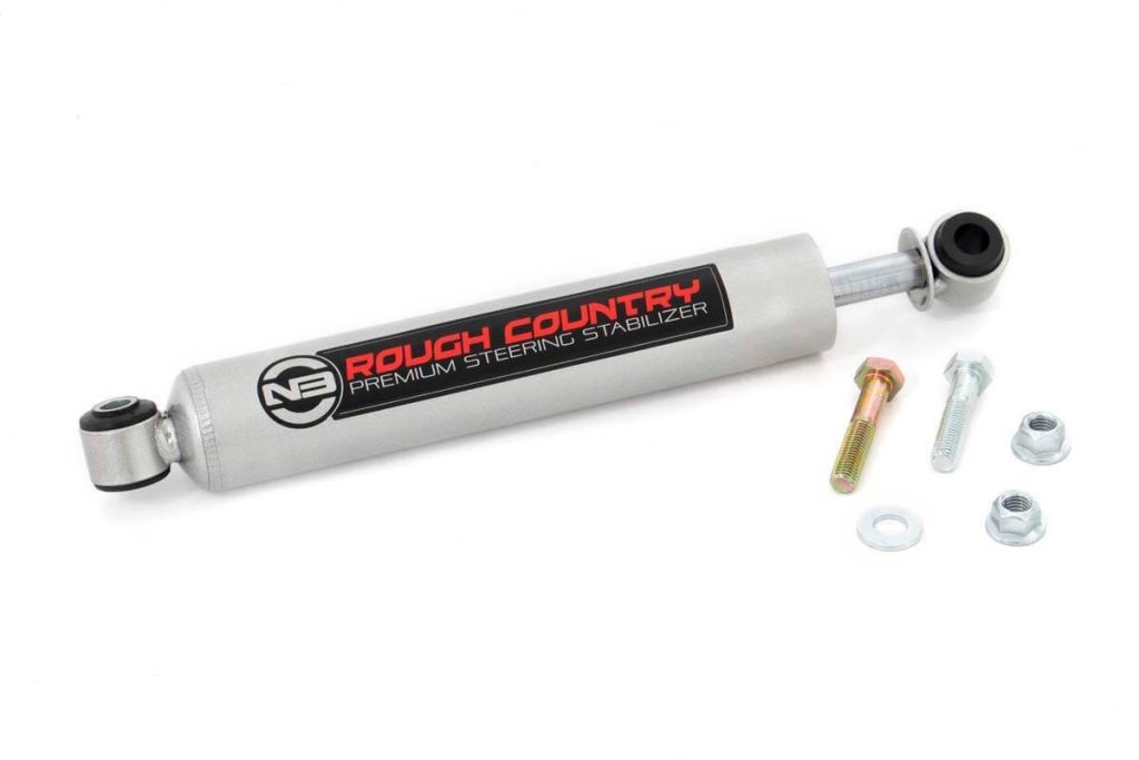 Rough Country N3 Steering Stabilizer Diesel Nissan Titan XD 2WD/4WD (2016-2024)