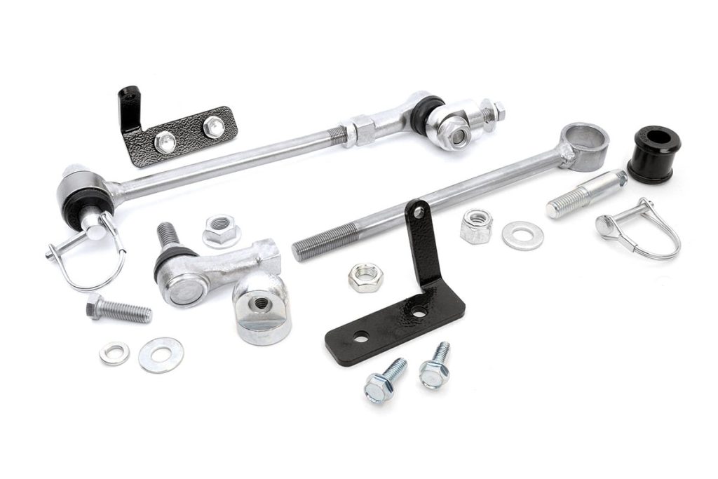 Rough Country Quick Disco Sway Links 3.5-6.5 Inch Lift Jeep Cherokee XJ (84-01)/Comanche MJ (86-92)