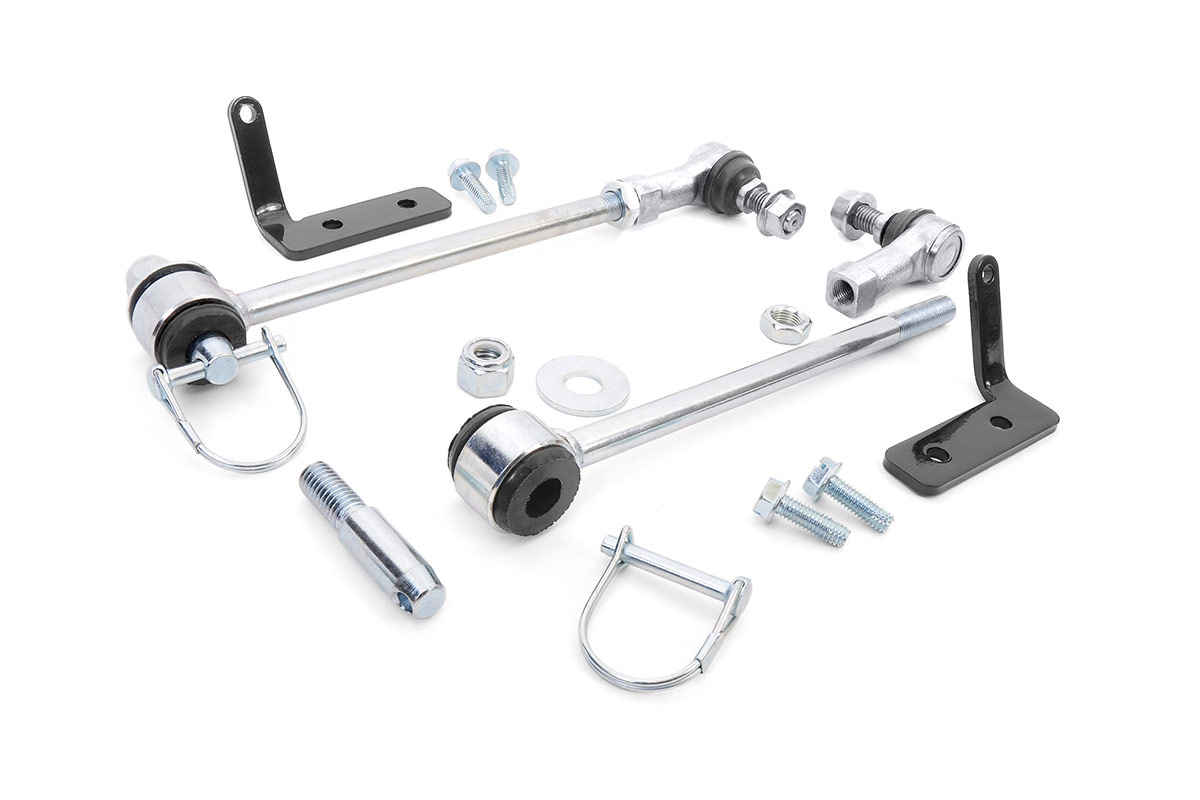 Rough Country Quick Disconnect Sway Links 3.5-6 Inch Lift Jeep Gladiator JT/Wrangler JK/Wrangler Unlimited