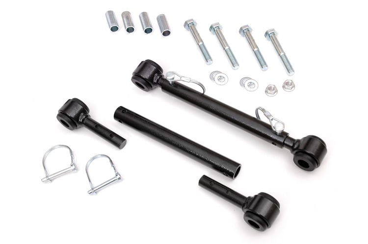 Rough Country Quick Disconnect Sway Links Rear 4-6 Inch Lift Jeep Wrangler TJ (97-06)