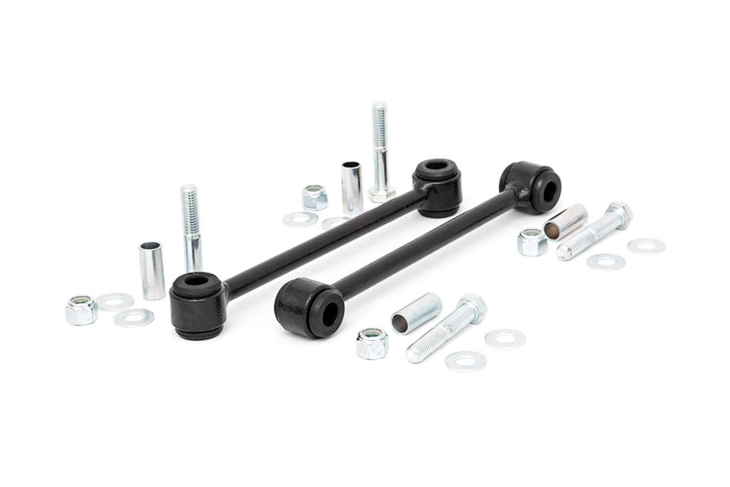 Rough Country Sway Bar Links Rear 2.5-4 Inch Lift Jeep Wrangler JK/Wrangler Unlimited (07-18)