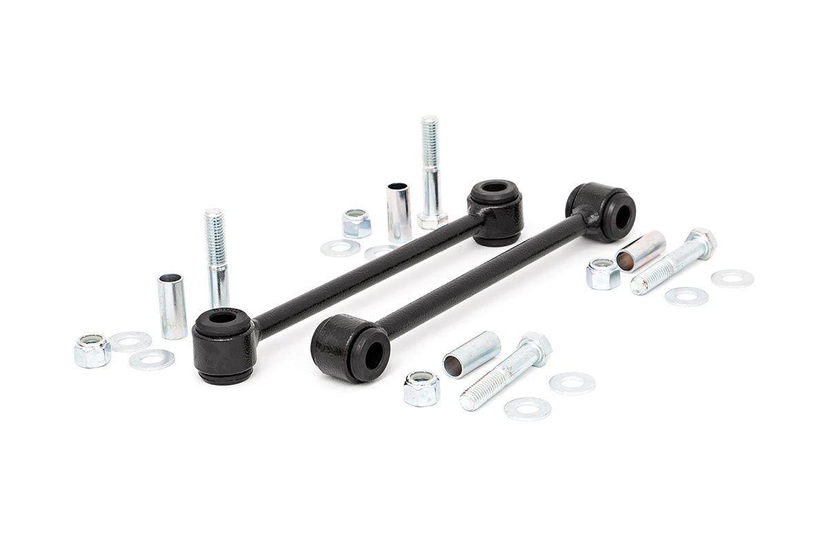 Rough Country Sway Bar Links Rear 2.5-4 Inch Lift Jeep Wrangler JK/Wrangler Unlimited (07-18)