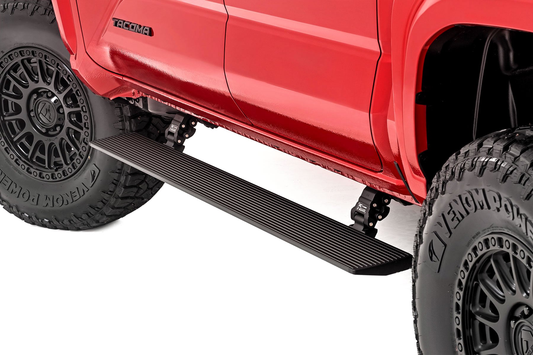 Rough Country Power Running Boards Dual Electric Motor Double Cab Toyota Tacoma (24-26)